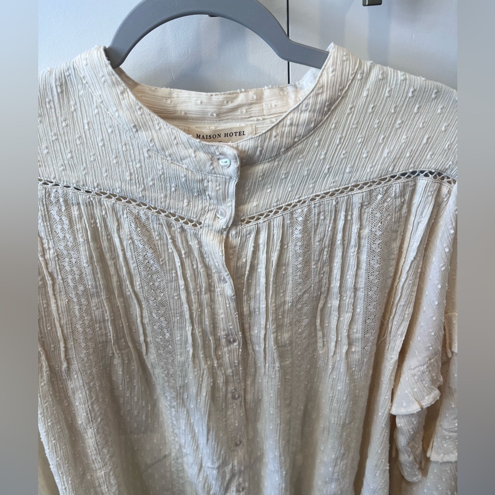 MAISON HOTEL Alberta Blouse Size XL - Picture 6 of 12